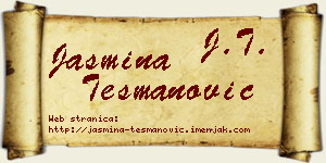 Jasmina Tešmanović vizit kartica